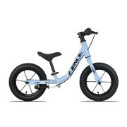 Zini Z12 boys 12″ balance bike in Camo Blue – side view