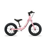 Zini Z12 Girls balance bike side view in camo pink