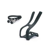 Ryder toe clips with straps for bicycle pedals