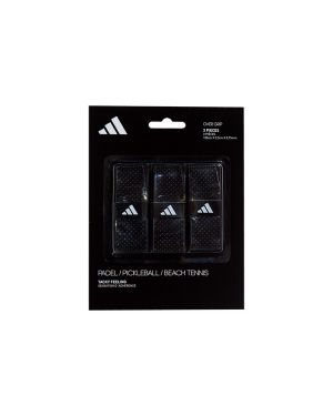 Adidas Padel Racket Overgrips – Black (3 Pack)
