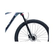 Avalanche Reflex Sport 29-inch Mountain Bike — Grey / Black — fork